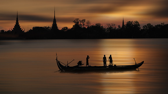 Cambodia Sunset